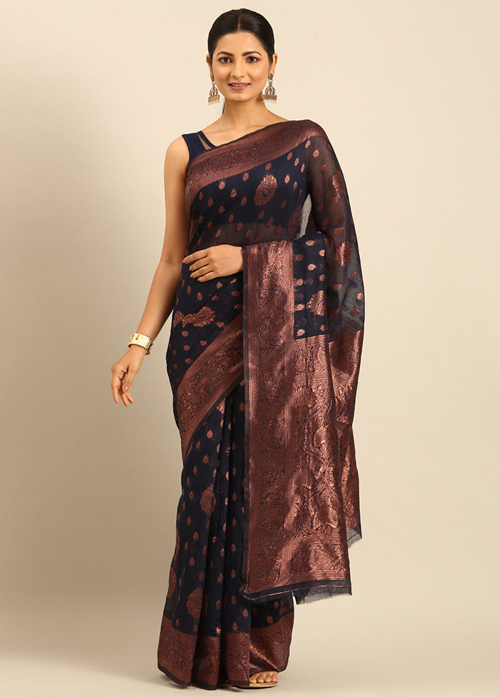 Multicolor Cotton Saree With Blouse Piece