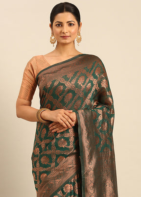 Multicolor Cotton Saree With Blouse Piece