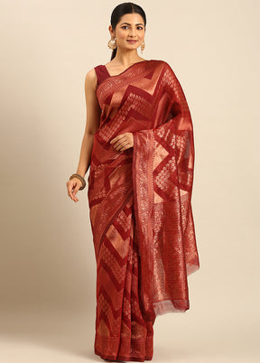 Multicolor Cotton Saree With Blouse Piece