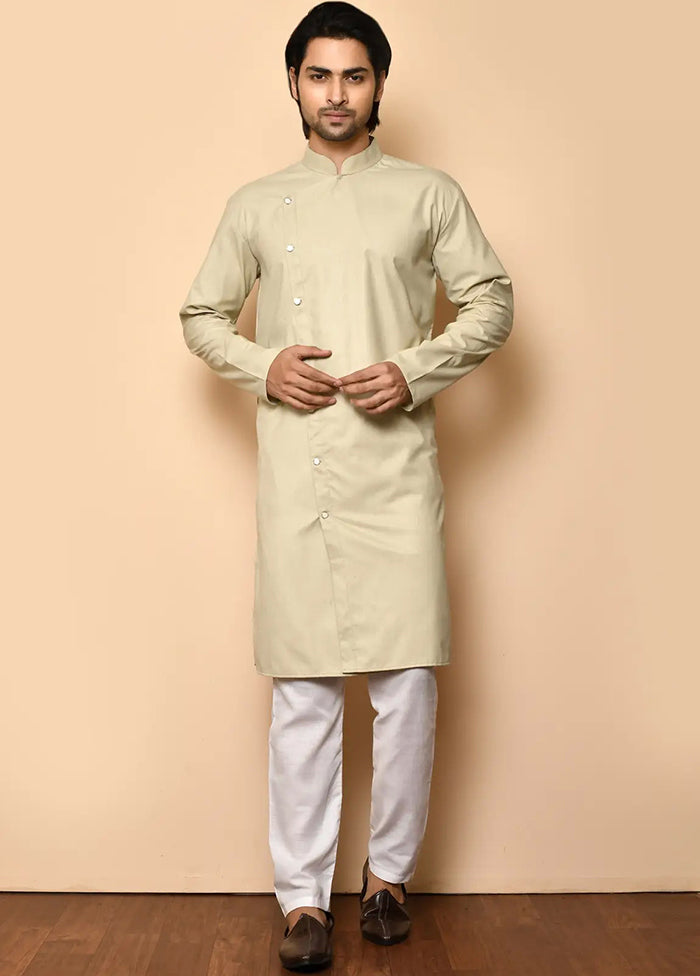 Brown Cotton Blend Kurta And Pajama Set VDSF1802452 - Indian Silk House Agencies