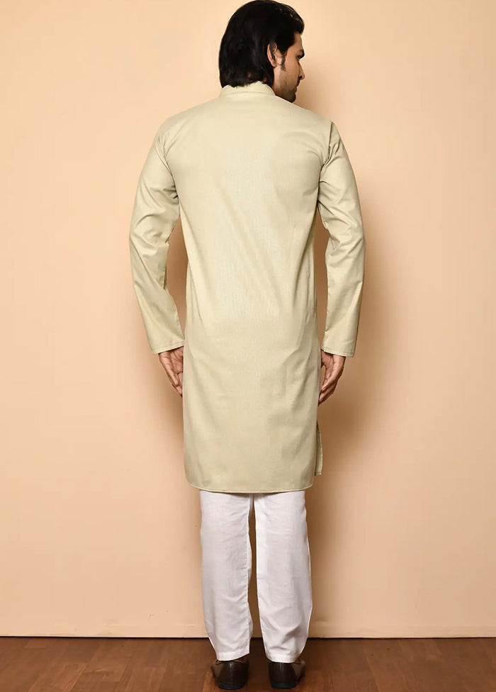 Brown Cotton Blend Kurta And Pajama Set VDSF1802452 - Indian Silk House Agencies