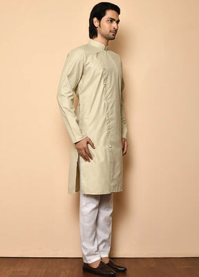 Brown Cotton Blend Kurta And Pajama Set VDSF1802452 - Indian Silk House Agencies