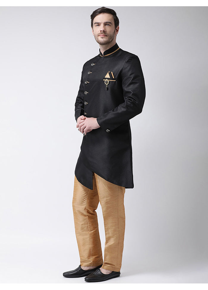 Royal Blue Suiting Kurta And Pajama Set VDSF1802284 - Indian Silk House Agencies