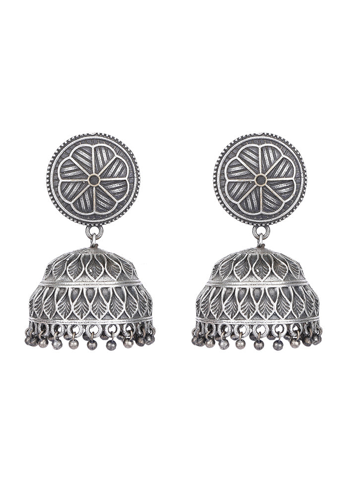 Silver Handcrafted Brass Jhumka