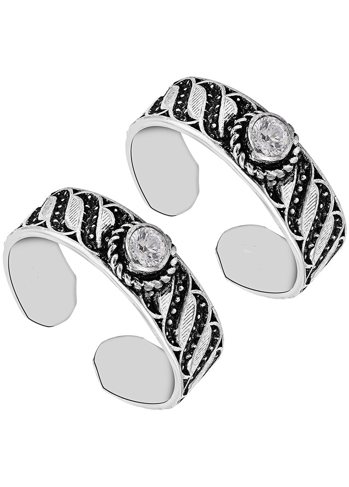 925 Sterling Silver Glossy Toe Rings