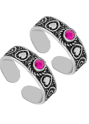 925 Sterling Silver Glossy Toe Rings