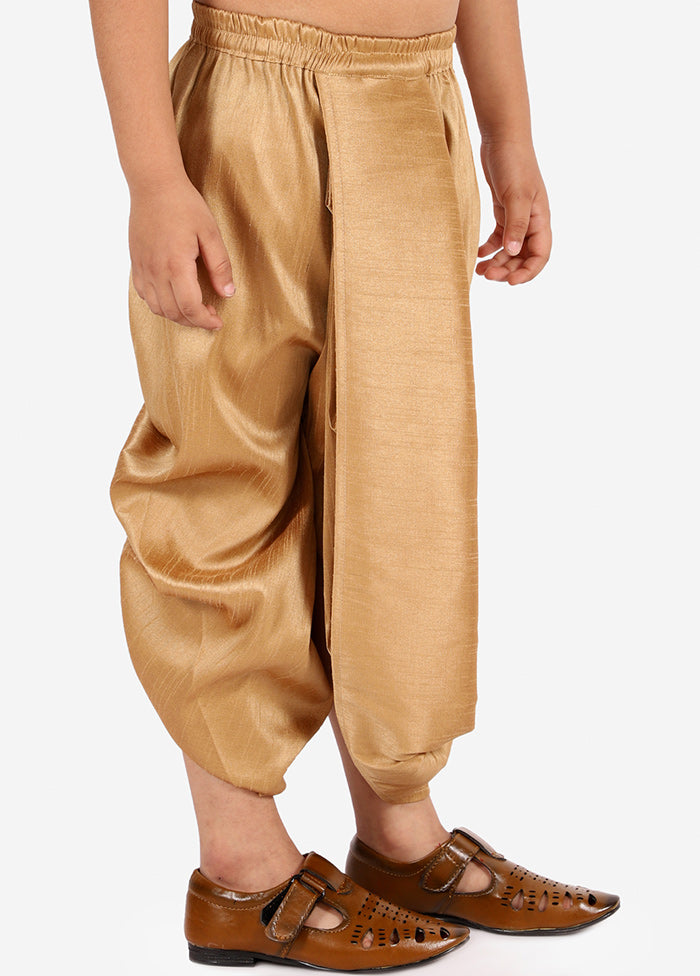 Pink Ready To Wear Silk Dhoti Pant - Indian Silk House Agencies