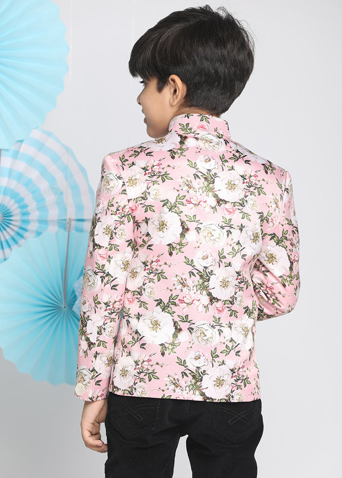 Pink Silk Ethnic Jacket