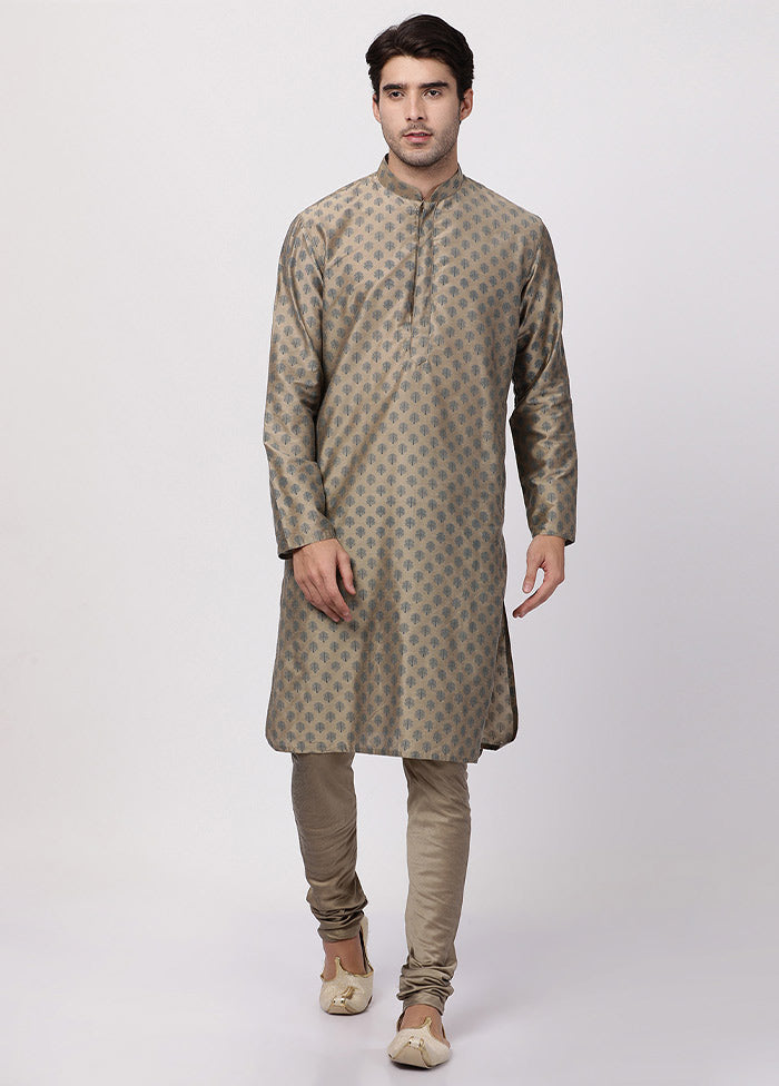 2 Pc Chiku Cotton Kurta Pajama Set VDVAS30062029 - Indian Silk House Agencies