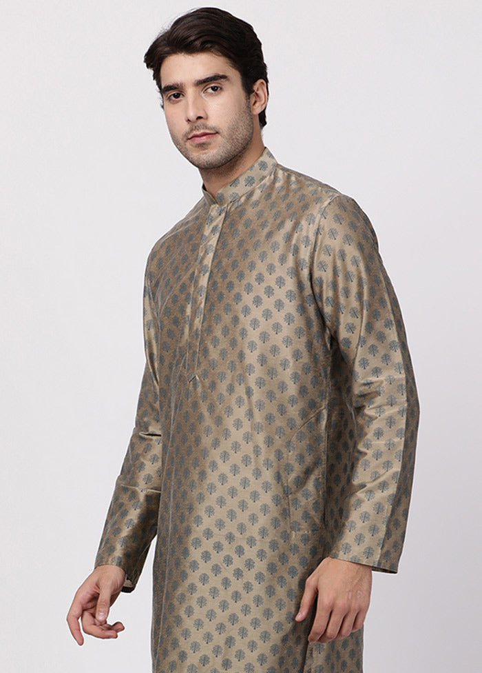 2 Pc Chiku Cotton Kurta Pajama Set VDVAS30062029 - Indian Silk House Agencies