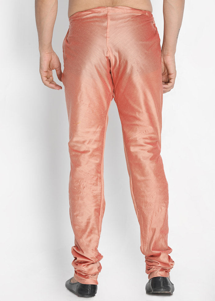 Pink Cotton Solid Pajama