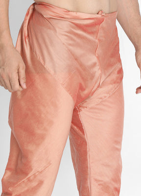 Pink Cotton Solid Pajama - Indian Silk House Agencies