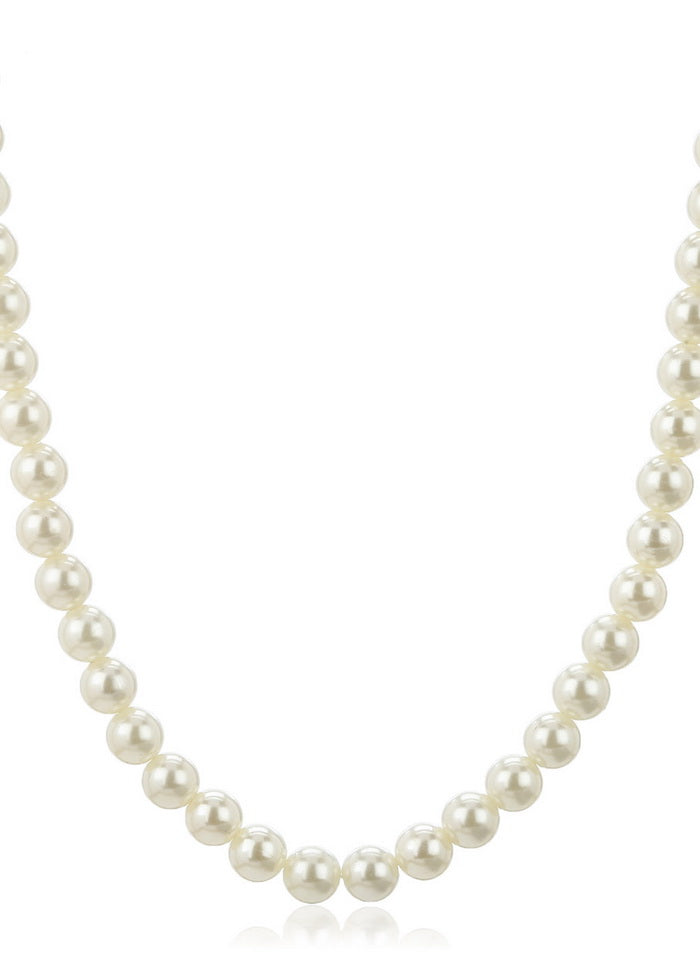Estelle White Pearl Necklace for Women - Indian Silk House Agencies