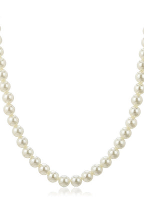Estelle White Pearl Necklace for Women - Indian Silk House Agencies