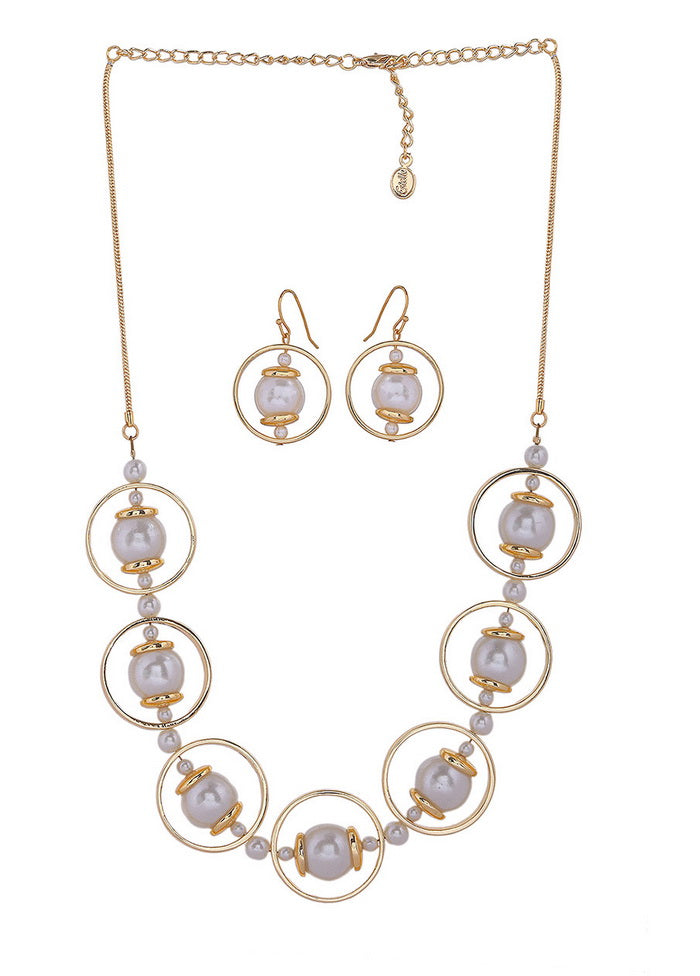 Estelle Estele Pearl Jewellery Set For Women - Indian Silk House Agencies