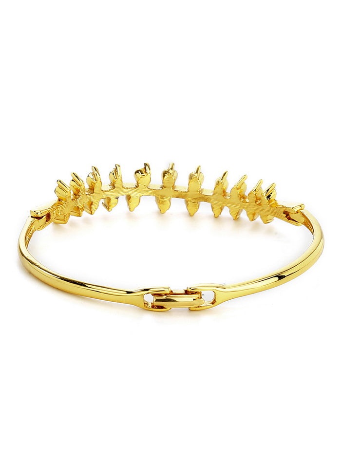 Estelle Gold Plated AD Studded Bracelet - Indian Silk House Agencies