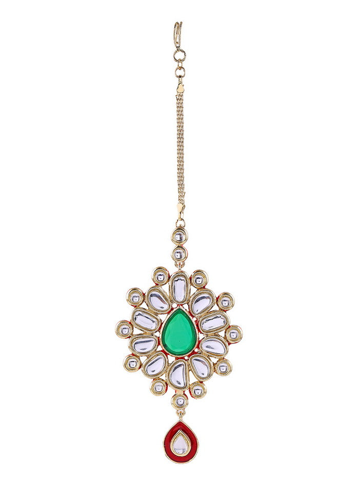 Estelle Traditional Kundan Maang Tikka for Women - Indian Silk House Agencies