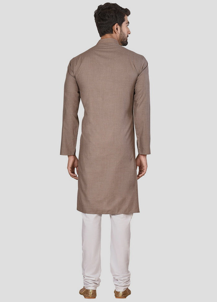 2 Pc Mauve Cotton Kurta And Pajama Set VDIP280140 - Indian Silk House Agencies