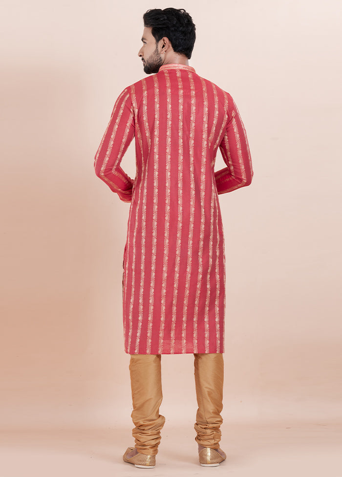 Multicolor Cotton Kurta And Pajama Set