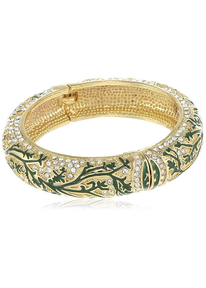 Estele Rhodium Plated Bracelet - Indian Silk House Agencies