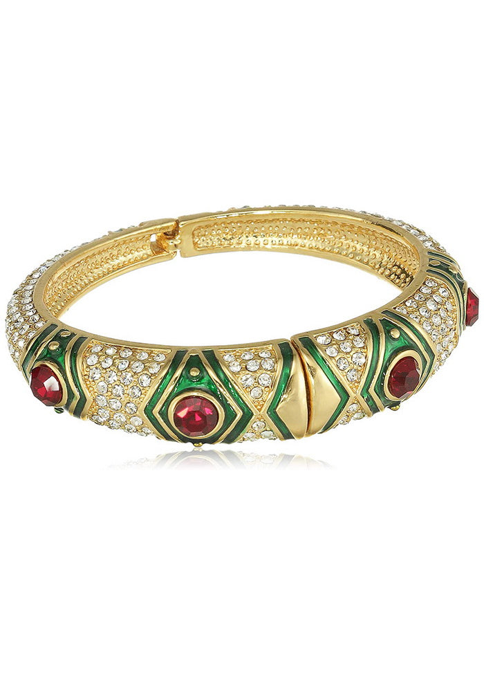 Estele Gold Plated Diamond Bracelet - Indian Silk House Agencies