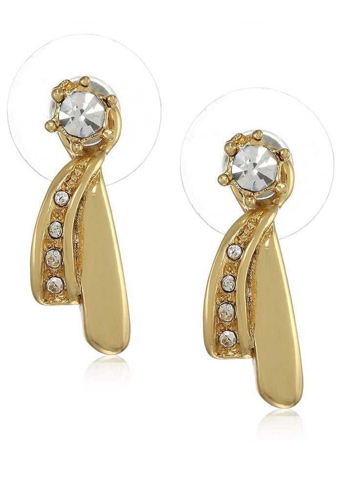 Estele 24KT Gold Plated daily Wear Stud Earrings For Girls and Women - Indian Silk House Agencies