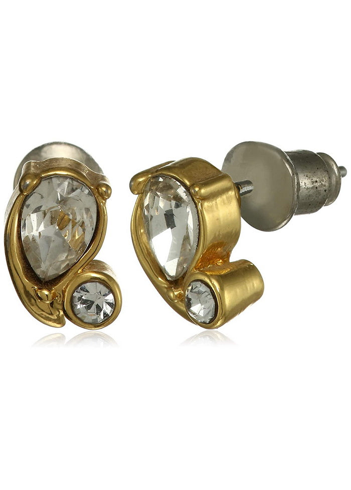 Estele Daily Wear AD Crystal Stud Earrings For Girls and Women - Indian Silk House Agencies