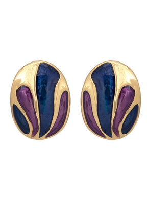 Estele Stylish Fancy Party Wear Gold Plated Studs Earrings For Women - Indian Silk House Agencies