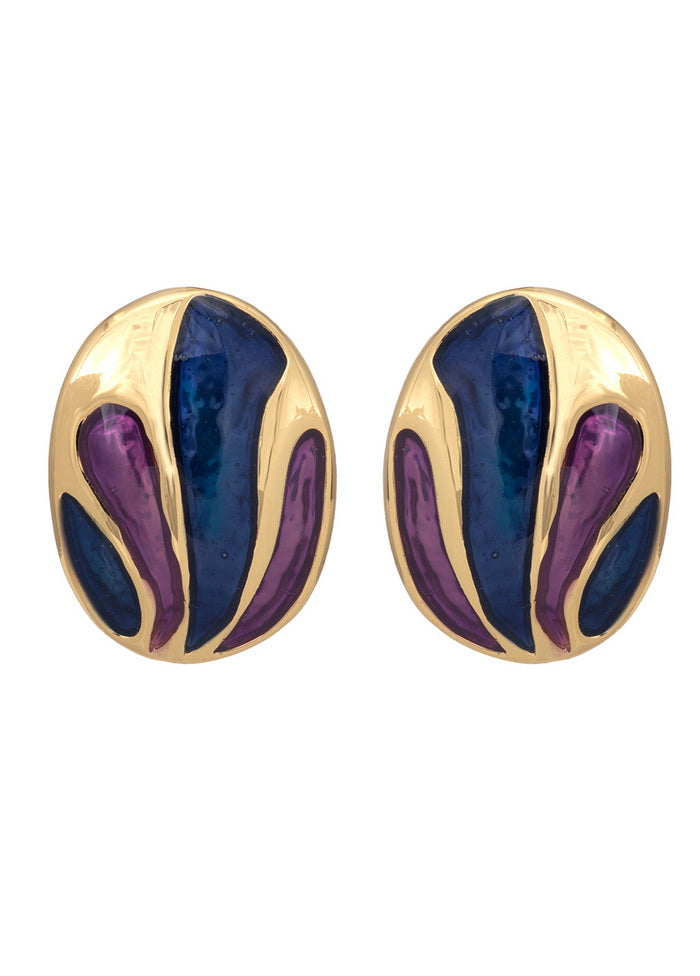 Estele Stylish Fancy Party Wear Gold Plated Studs Earrings For Women - Indian Silk House Agencies