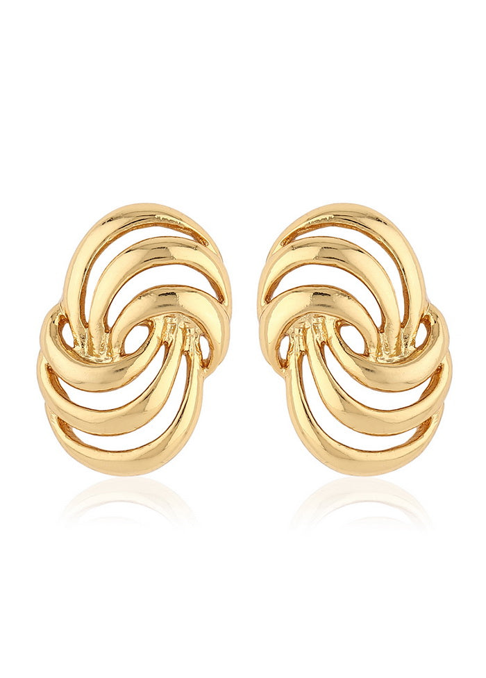 Estele 24Kt Gold Plated Designer Stylish Earrings for Women - Indian Silk House Agencies