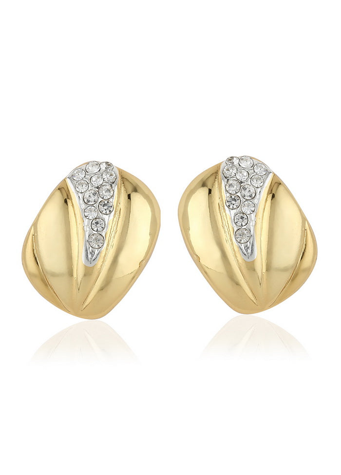 Estele Designer 24Kt Gold Plated Stud Earrings for Women - Indian Silk House Agencies