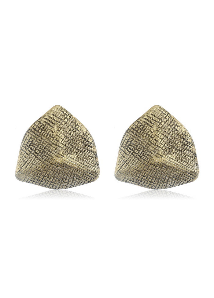 Estele Oxidised brass Plated Triangle Shape Casual Stud Earring For Girls - Indian Silk House Agencies