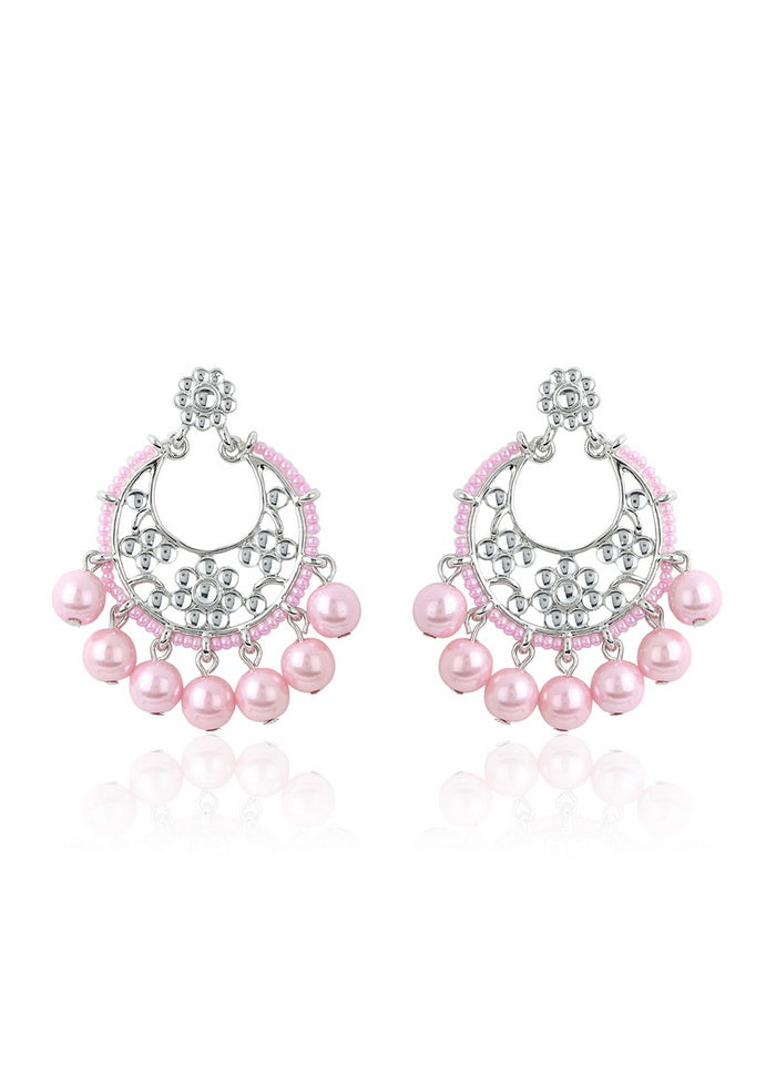 Estele Aqua colour bead partywear trending earrings for women - Indian Silk House Agencies