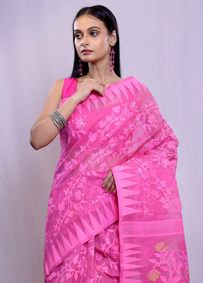 Multicolor Tant Cotton Saree Without Blouse Piece - Indian Silk House Agencies