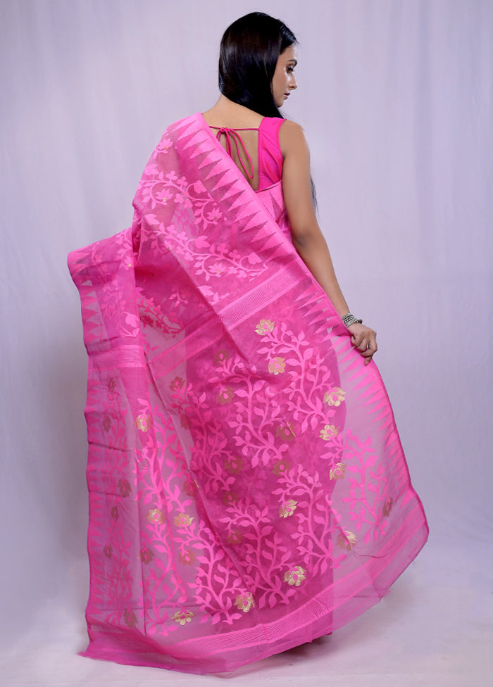 Multicolor Tant Cotton Saree Without Blouse Piece - Indian Silk House Agencies