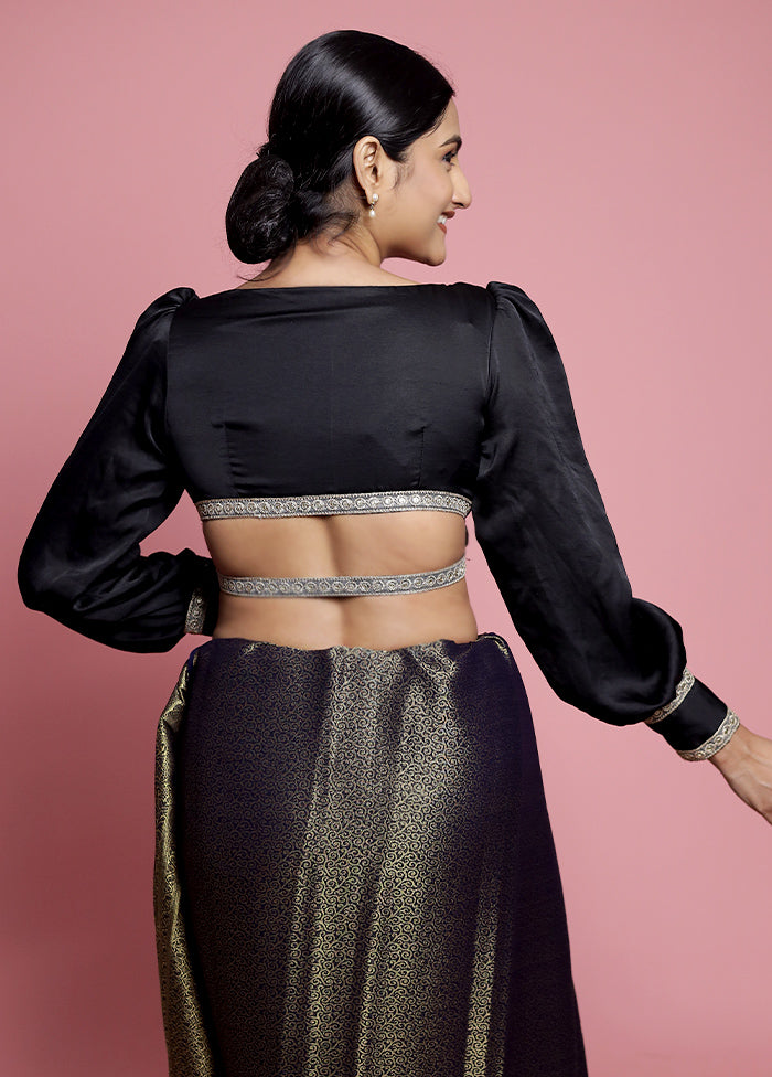 Black Rebella Designer Blouse - Indian Silk House Agencies
