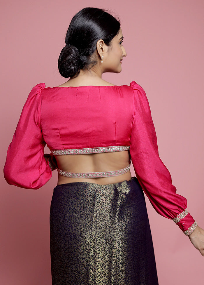 Pink Rebella Designer Blouse - Indian Silk House Agencies
