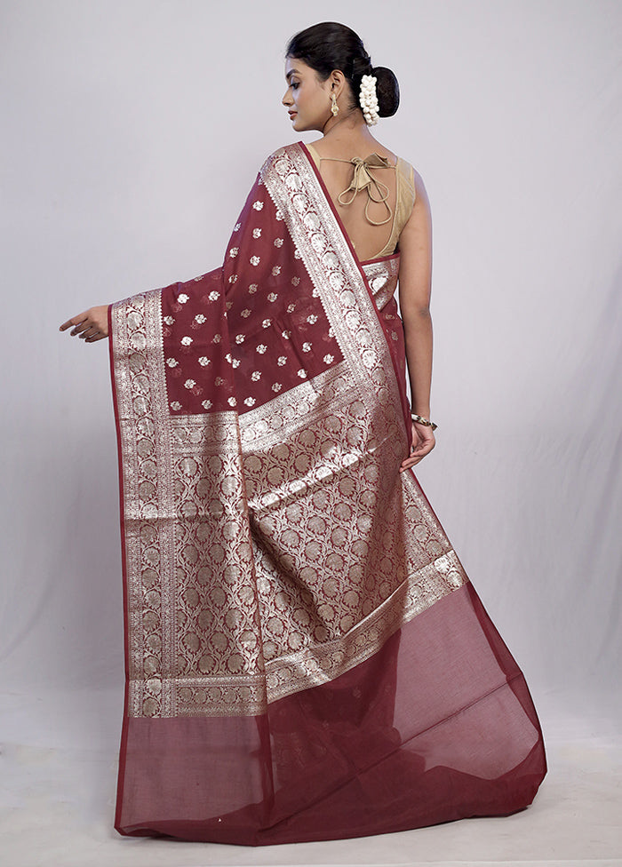 Multicolor Pure Cotton Saree With Blouse Piece - Indian Silk House Agencies