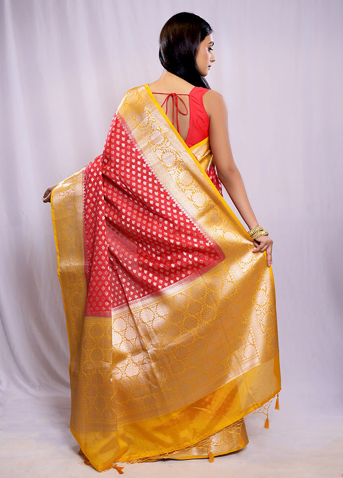 Multicolor Georgette Saree With Blouse Piece - Indian Silk House Agencies