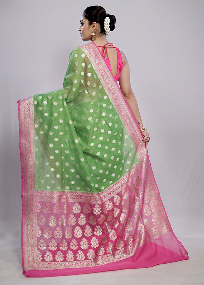 Multicolor Dupion Silk Saree With Blouse Piece - Indian Silk House Agencies