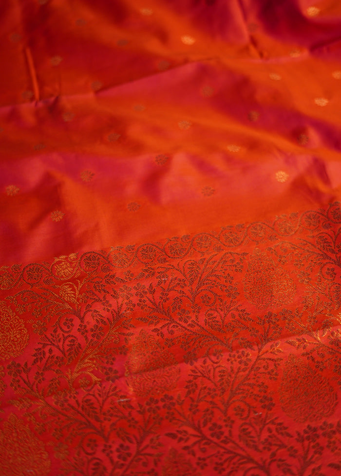 Pink Dupion Silk Saree With Blouse Piece - Indian Silk House Agencies