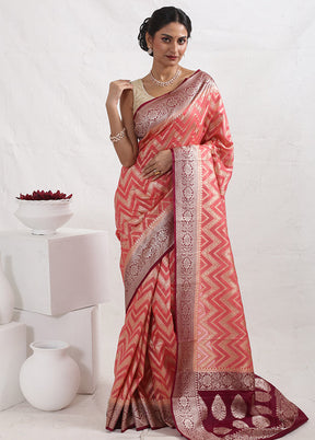 Cream Georgette Saree With Blouse Piece - Indian Silk House Agencies