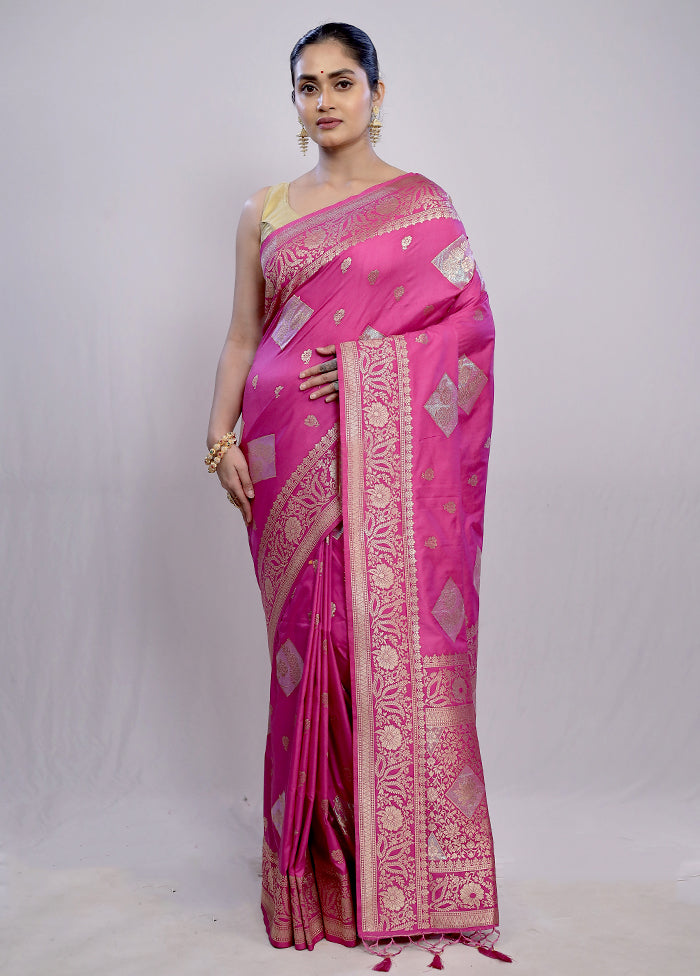 Multicolor Dupion Silk Saree With Blouse Piece - Indian Silk House Agencies