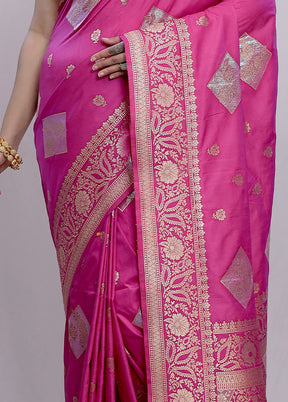 Multicolor Dupion Silk Saree With Blouse Piece - Indian Silk House Agencies