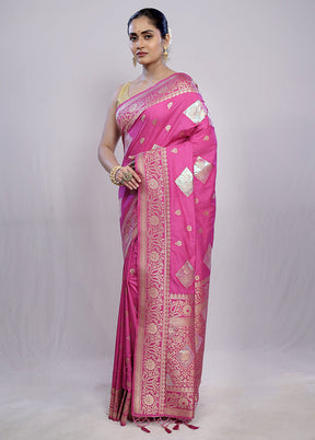 Multicolor Dupion Silk Saree With Blouse Piece - Indian Silk House Agencies