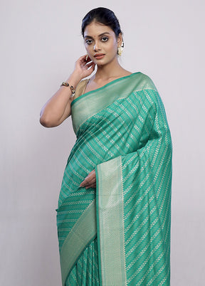 Multicolor Uppada Silk Saree With Blouse Piece - Indian Silk House Agencies