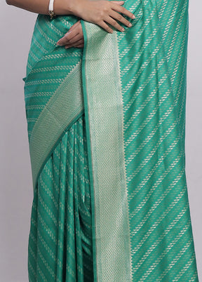 Multicolor Uppada Silk Saree With Blouse Piece - Indian Silk House Agencies