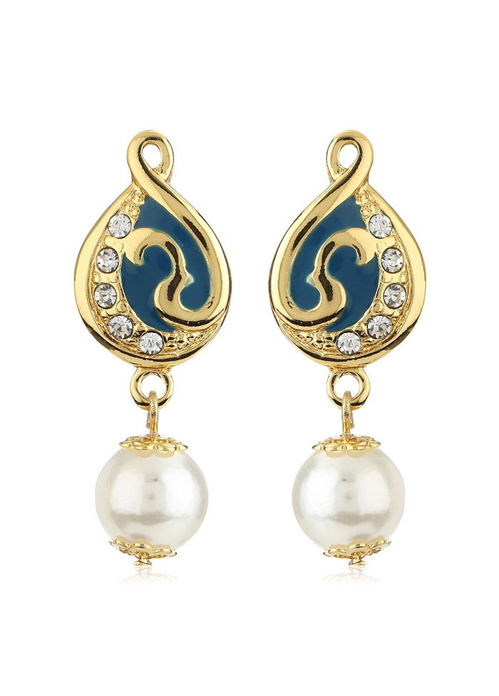 Estele 24Kt Gold Tone Plated Womens Earrings - Indian Silk House Agencies