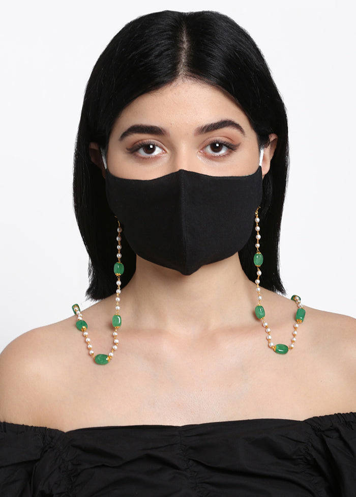 Gold Plated Mask Chain - Indian Silk House Agencies