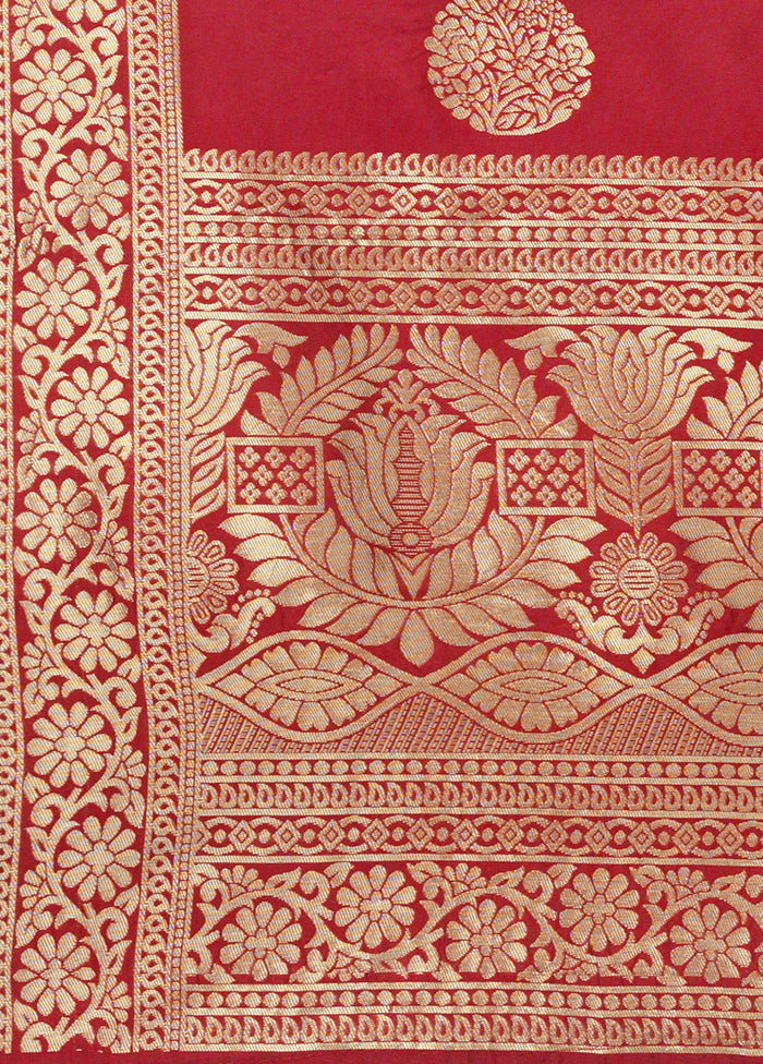 Maroon Jacquard Dupatta - Indian Silk House Agencies